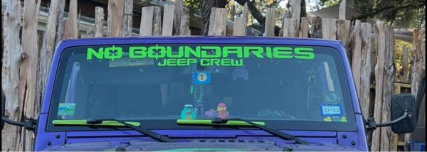 NBJC Windshield Banner
