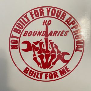 NBJC “Not built for your approval” decal