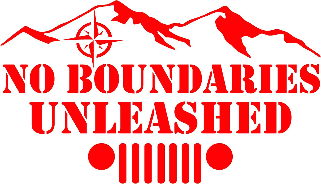 NBJC Unleashed Mountain Range decal