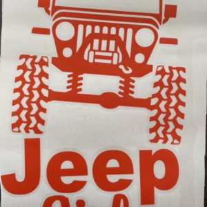 “Jeep Girl” decal