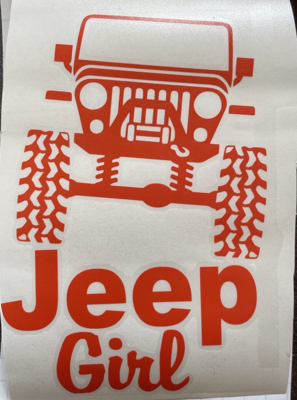 "Jeep Girl" decal